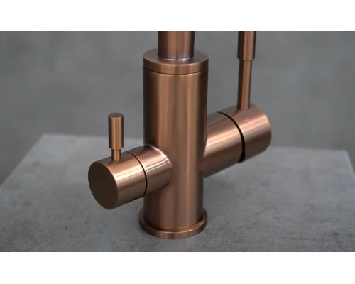 Приобрести Смеситель для кухни Lemark Expert LM5061RGN Розовое золото в магазине сантехники Santeh-Crystal.ru