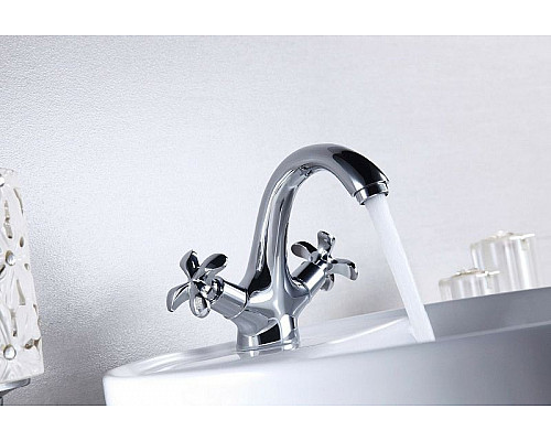 Заказать Смеситель для раковины Lemark Flora LM0106C Хром в магазине сантехники Santeh-Crystal.ru