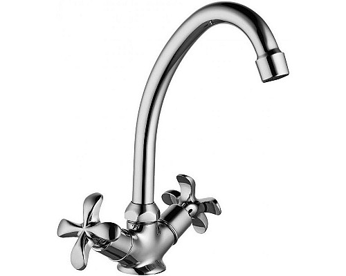 Приобрести Смеситель для кухни Lemark Flora LM0104C Хром в магазине сантехники Santeh-Crystal.ru