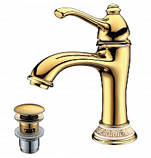 Смеситель для раковины Lemark Greek LM5506GG Золото