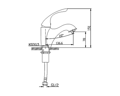 Купить Смеситель для раковины Lemark Intense LM5606C Хром в магазине сантехники Santeh-Crystal.ru