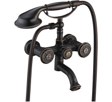 Смеситель для ванны Lemark Jasmine LM6614ORB Черная бронза