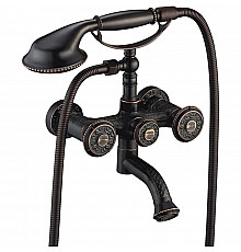 Смеситель для ванны Lemark Jasmine LM6614ORB Черная бронза