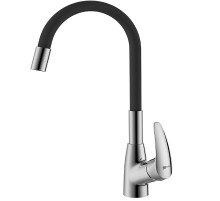 Смеситель для кухни Lemark Linara LM0415C-Black Хром Черный