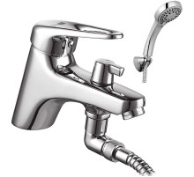 Смеситель на борт ванны Lemark Luna LM4115C Хром