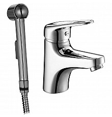 Смеситель для раковины Lemark Luna LM4116C с гигиеническим душем Хром