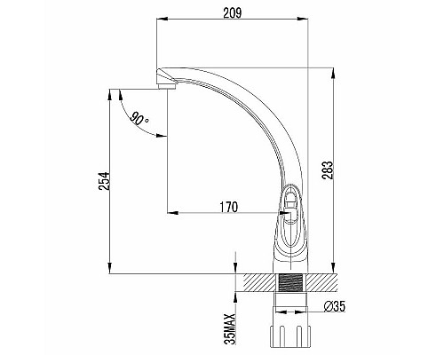 Santeh-Crystal.ru: Смеситель для кухни Lemark Luna LM4155C Хром Купить Смеситель для кухни Lemark Luna LM4155C Хром в магазине сантехники Santeh-Crystal.ru