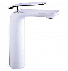 Смеситель для раковины Lemark Melange LM4909CW Хром Белый