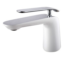 Смеситель для раковины Lemark Melange LM4906CW Хром Белый