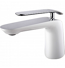 Смеситель для раковины Lemark Melange LM4906CW Хром Белый