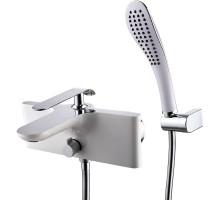 Смеситель для ванны Lemark Melange LM4914CW Хром Белый