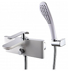 Смеситель для ванны Lemark Melange LM4914CW Хром Белый