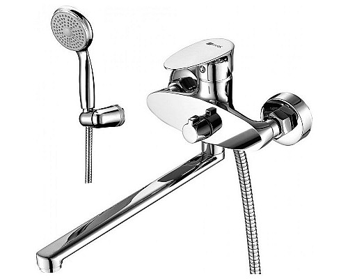 Заказать Смеситель для ванны Lemark Nero LM0251C универсальный Хром в магазине сантехники Santeh-Crystal.ru