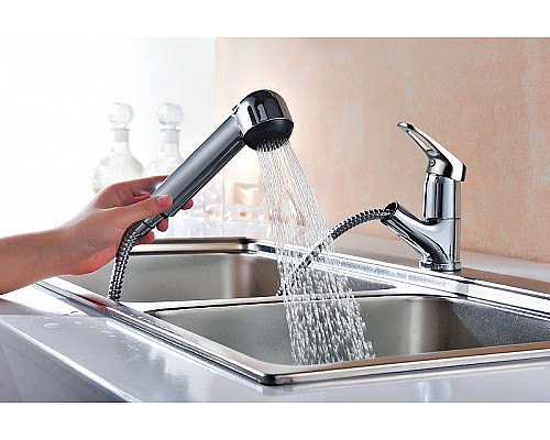 Приобрести Смеситель для кухни Lemark Omega LM3150C Хром в магазине сантехники Santeh-Crystal.ru