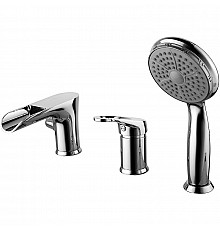 Смеситель на борт ванны Lemark Omega LM3145C Хром