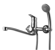 Смеситель для ванны Lemark Partner LM6553C универсальный Хром