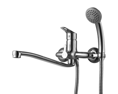 Приобрести Смеситель для ванны Lemark Partner LM6553C универсальный Хром в магазине сантехники Santeh-Crystal.ru