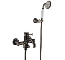 Смеситель для ванны Lemark Peretto LM6302RB Черный кофе