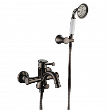 Смеситель для ванны Lemark Peretto LM6302RB Черный кофе