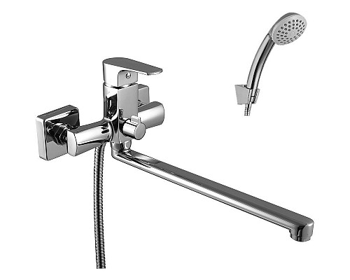 Приобрести Смеситель для ванны Lemark Plus Factor LM1651C универсальный Хром в магазине сантехники Santeh-Crystal.ru