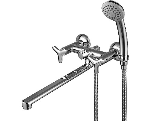 Приобрести Смеситель для ванны Lemark Plus Spirit LM1951C универсальный Хром в магазине сантехники Santeh-Crystal.ru