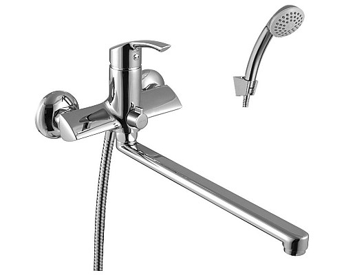 Приобрести Смеситель для ванны Lemark Plus Strike LM1151C универсальный Хром в магазине сантехники Santeh-Crystal.ru