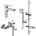 Комплект смесителей Lemark Point LM0380C Хром