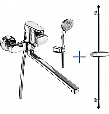 Смеситель для ванны Lemark Point LM0379C универсальный Хром