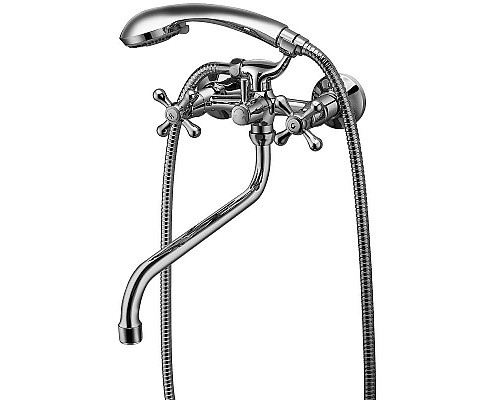 Приобрести Смеситель для ванны Lemark Promotion LM6041C универсальный Хром в магазине сантехники Santeh-Crystal.ru