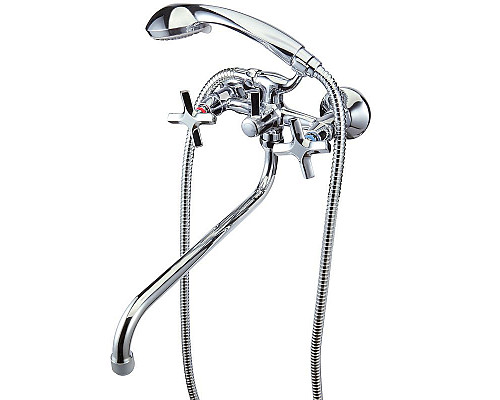 Приобрести Смеситель для ванны Lemark Promotion LM6051C универсальный Хром в магазине сантехники Santeh-Crystal.ru