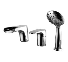 Смеситель на борт ванны Lemark Shift LM4345C Хром