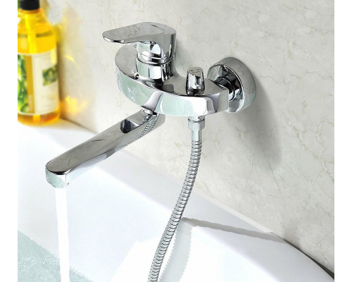 Заказать Смеситель для ванны Lemark Shift LM4314C универсальный Хром в магазине сантехники Santeh-Crystal.ru