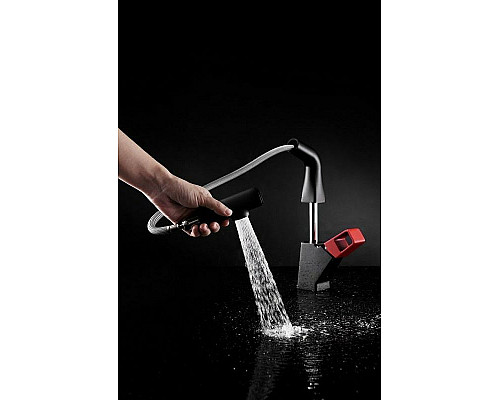 Приобрести Смеситель для кухни Lemark Soul LM6008BR Черный в магазине сантехники Santeh-Crystal.ru