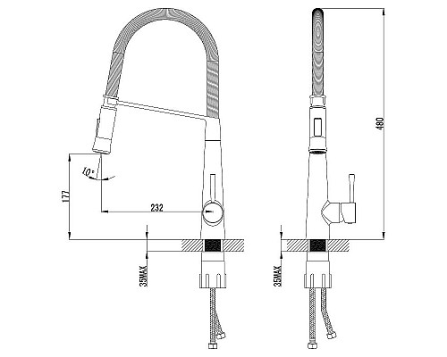 Купить Смеситель для кухни Lemark Soul LM6002C Хром в магазине сантехники Santeh-Crystal.ru
