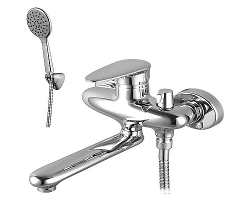 Купить Смеситель для ванны Lemark Status LM4414C универсальный Хром в магазине сантехники Santeh-Crystal.ru