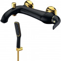 Смеситель для ванны Lemark Swan LM5402BG Черный матовый Золото Смеситель для ванны Lemark Swan LM5402BG Черный матовый Золото