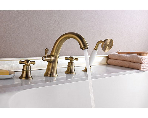 Заказать Смеситель на борт ванны Lemark Vintage LM2841B Бронза в магазине сантехники Santeh-Crystal.ru