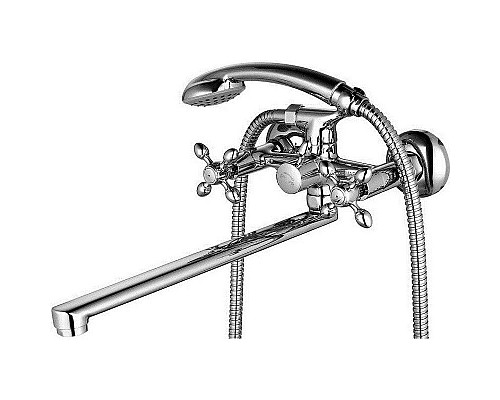 Заказать Смеситель для ванны Lemark Vista LM7651C универсальный Хром в магазине сантехники Santeh-Crystal.ru