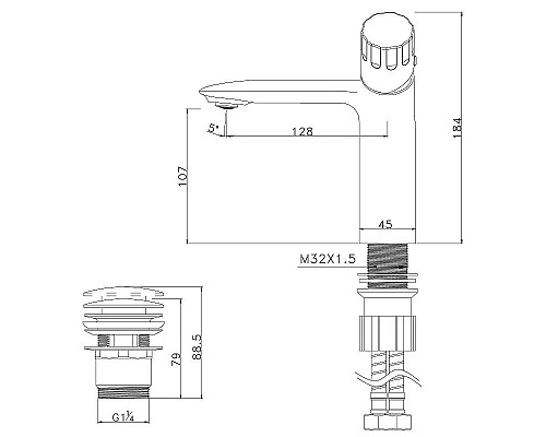 Заказать Смеситель для раковины Lemark Wing LM5306C Хром в магазине сантехники Santeh-Crystal.ru