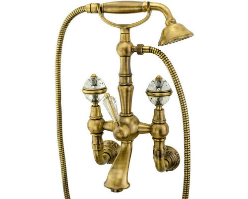 Приобрести Смеситель для ванны Migliore Cristalia 18580 Бронза в магазине сантехники Santeh-Crystal.ru