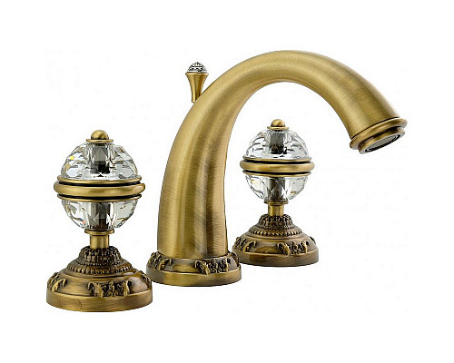 Заказать Смеситель для раковины Migliore Cristalia 18583 Бронза в магазине сантехники Santeh-Crystal.ru