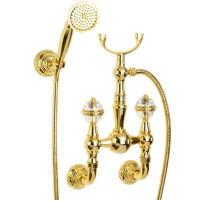 Смеситель для ванны Migliore Cristalia New 27181 Золото