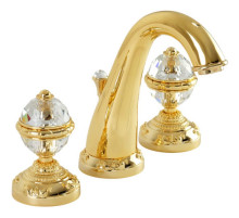 Смеситель для раковины Migliore Cristalia New 27184 Золото
