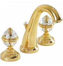 Смеситель для раковины Migliore Cristalia New 27184 Золото