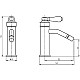 Купить Смеситель для биде Migliore Ermitage Mini 28584 Золото в магазине сантехники Santeh-Crystal.ru