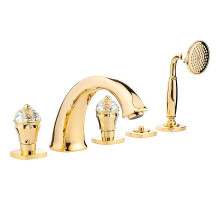 Смеситель на борт ванны Migliore Korona 27322 Золото