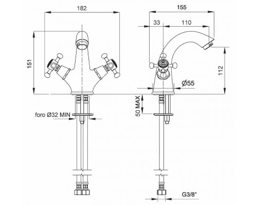 Заказать Смеситель для раковины Migliore Lady 18831 Хром в магазине сантехники Santeh-Crystal.ru