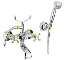 Смеситель для ванны Migliore Lady 18835 Хром Золото