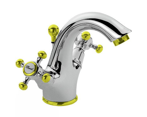 Приобрести Смеситель для раковины Migliore Lady 18841 Хром Золото в магазине сантехники Santeh-Crystal.ru