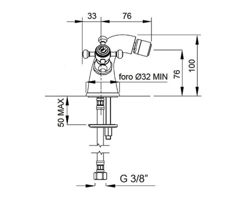 Приобрести Смеситель для биде Migliore Lady 18846 Золото в магазине сантехники Santeh-Crystal.ru